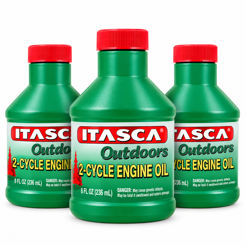 ITASCA Outdoors 2-Cycle Engine Oil 8 oz – 12 Count