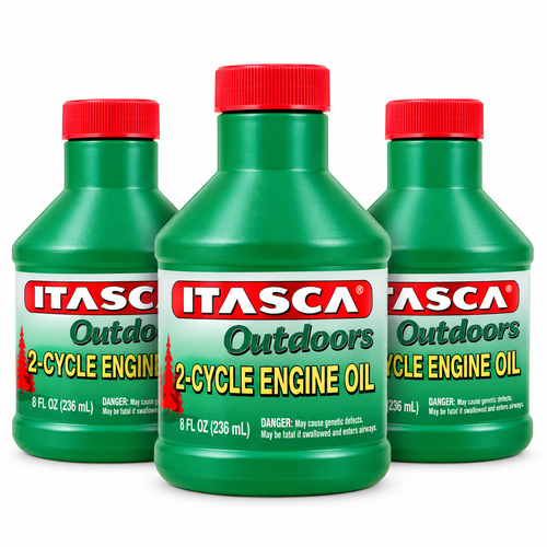 ITASCA Outdoors 2-Cycle Engine Oil 8 oz – 12 Count