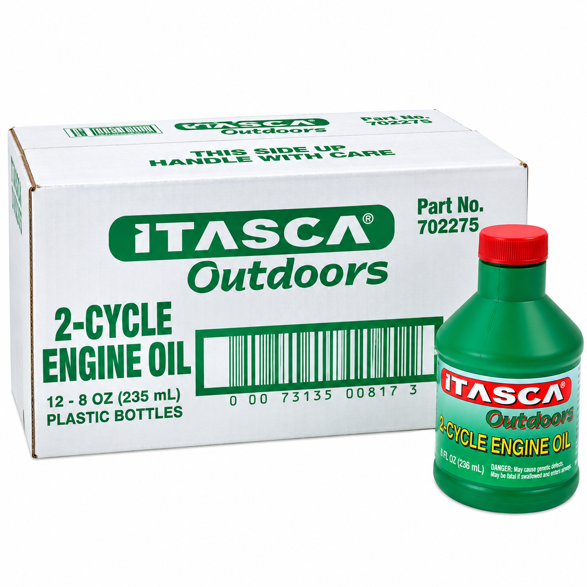 ITASCA Outdoors 2-Cycle Engine Oil 8 oz – 12 Count